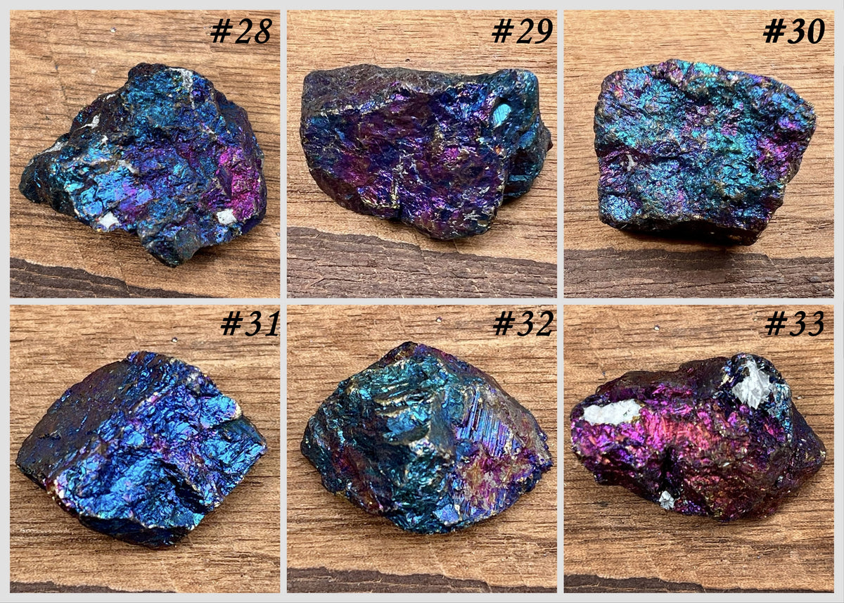 Chalcopyrite ~ Peacock Ore ~ Specimen - Gem Realm 