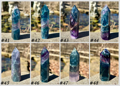 Rainbow Fluorite Towers