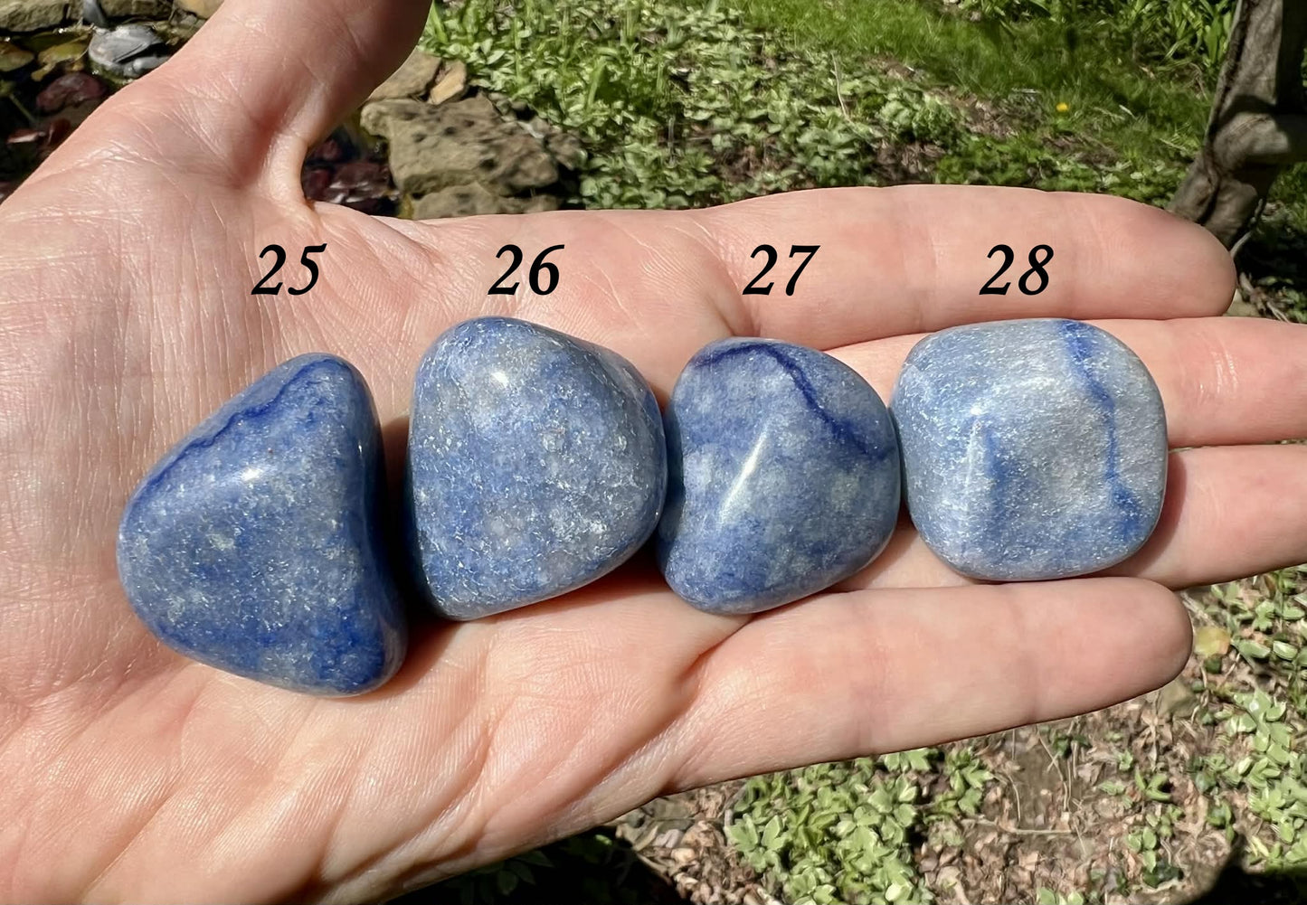 Dumortierite Tumbled Stones - Gem Realm 