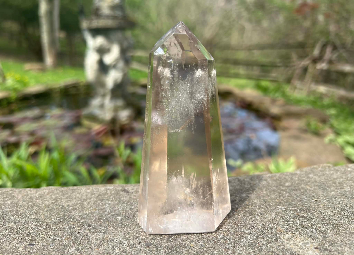 Quartz Crystal Tower ~ Light Smoky - Gem Realm 