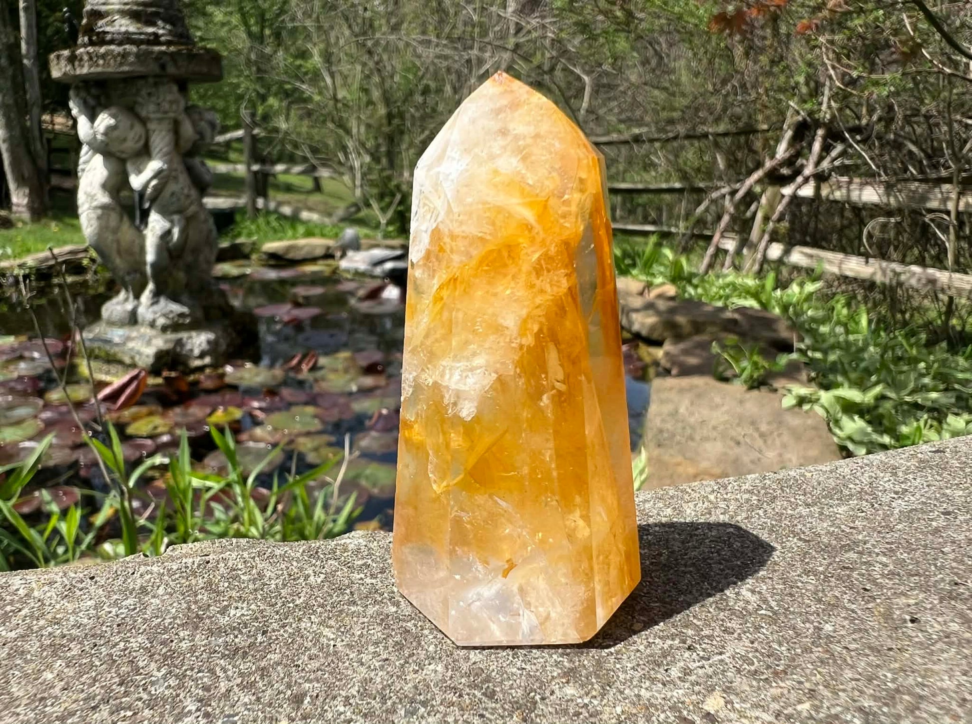 Hematoid Quartz Tower - Gem Realm 