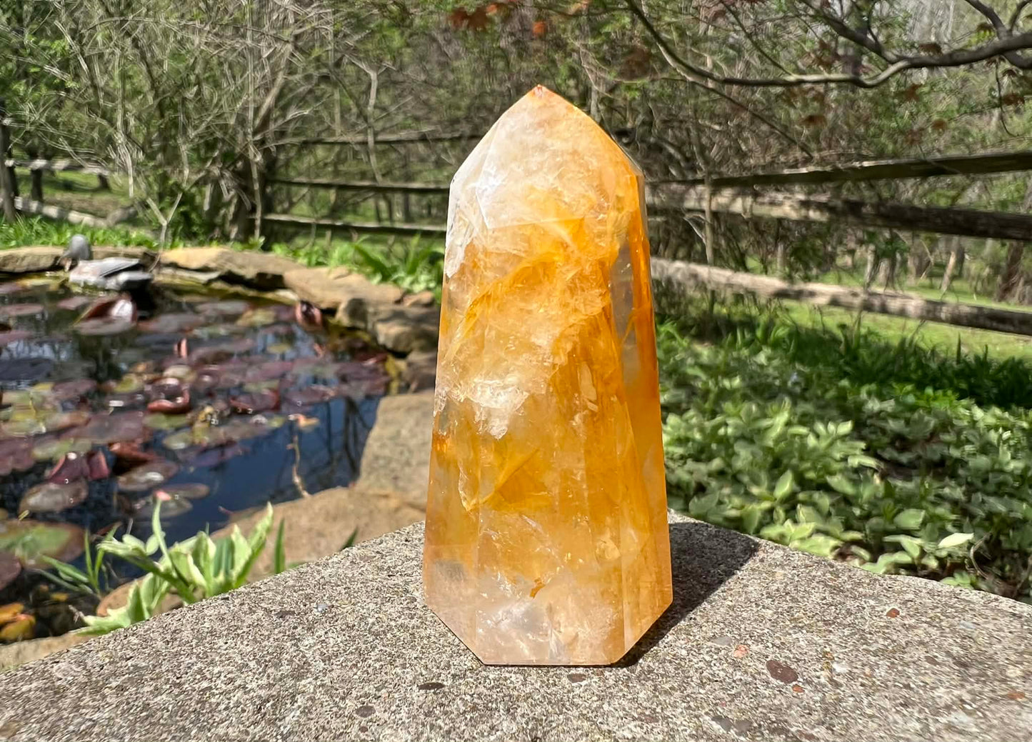 Hematoid Quartz Tower - Gem Realm 