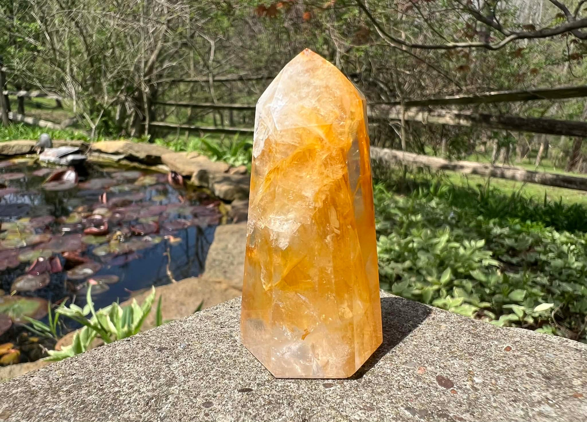 Hematoid Quartz Tower - Gem Realm 