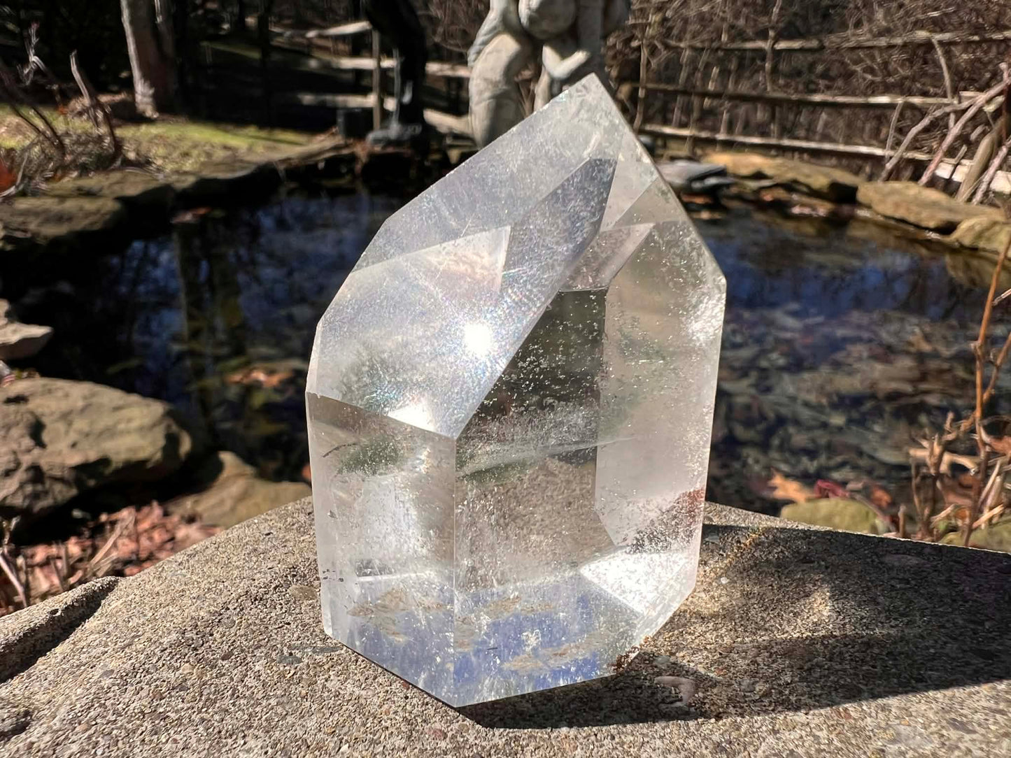 Garden Phantom Quartz Tower ~ Brazil - Gem Realm 