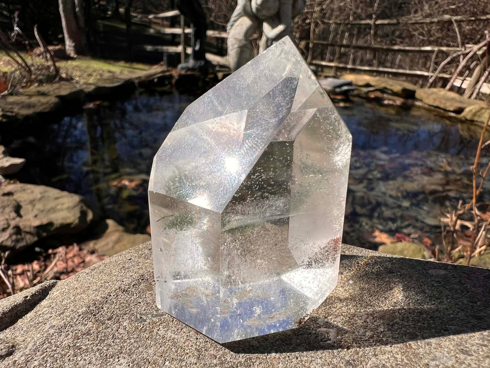 Garden Phantom Quartz Tower ~ Brazil - Gem Realm 