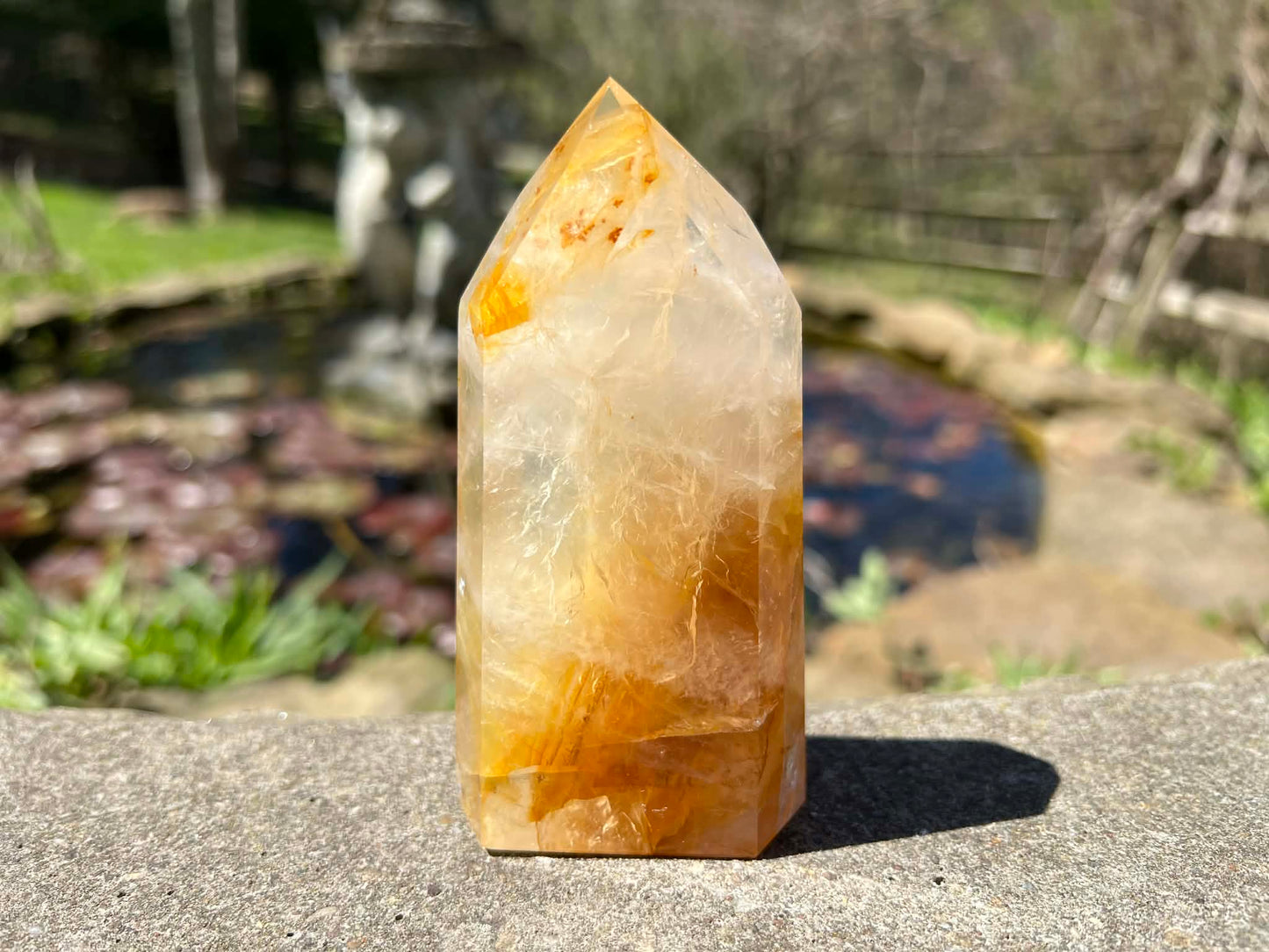 Hematoid Quartz Tower - Gem Realm 
