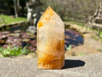 Hematoid Quartz Tower - Gem Realm 