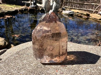 Smoky Garden Quartz Tower - Gem Realm 