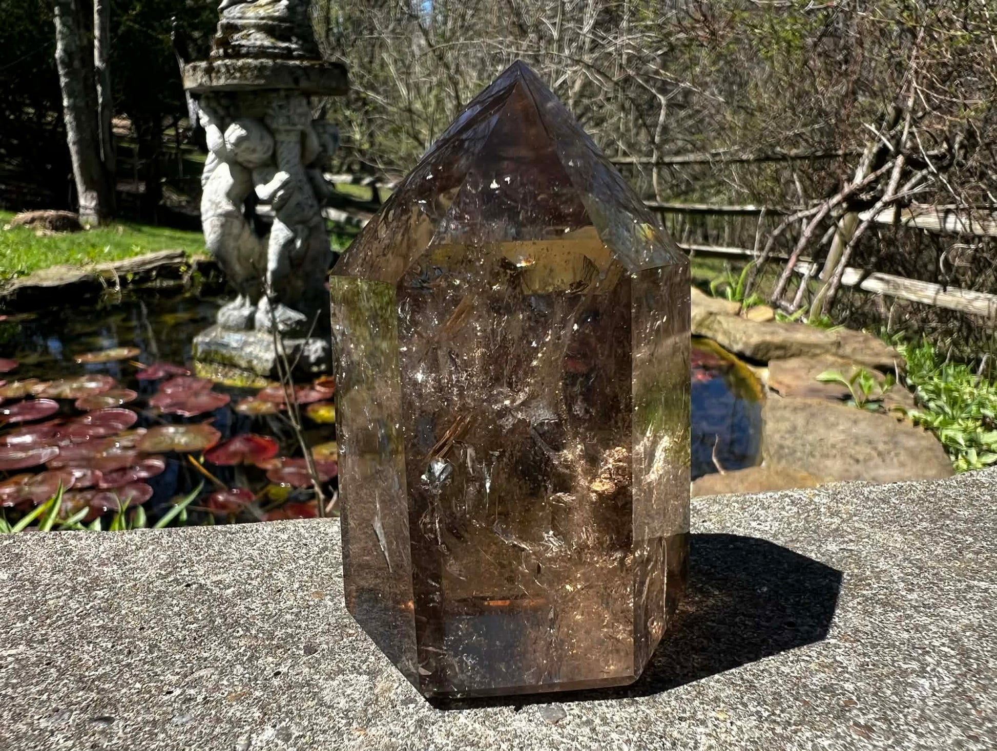 Smoky Quartz Tower ~ Brazil - Gem Realm 