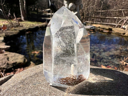 Garden Phantom Quartz Tower ~ Brazil - Gem Realm 