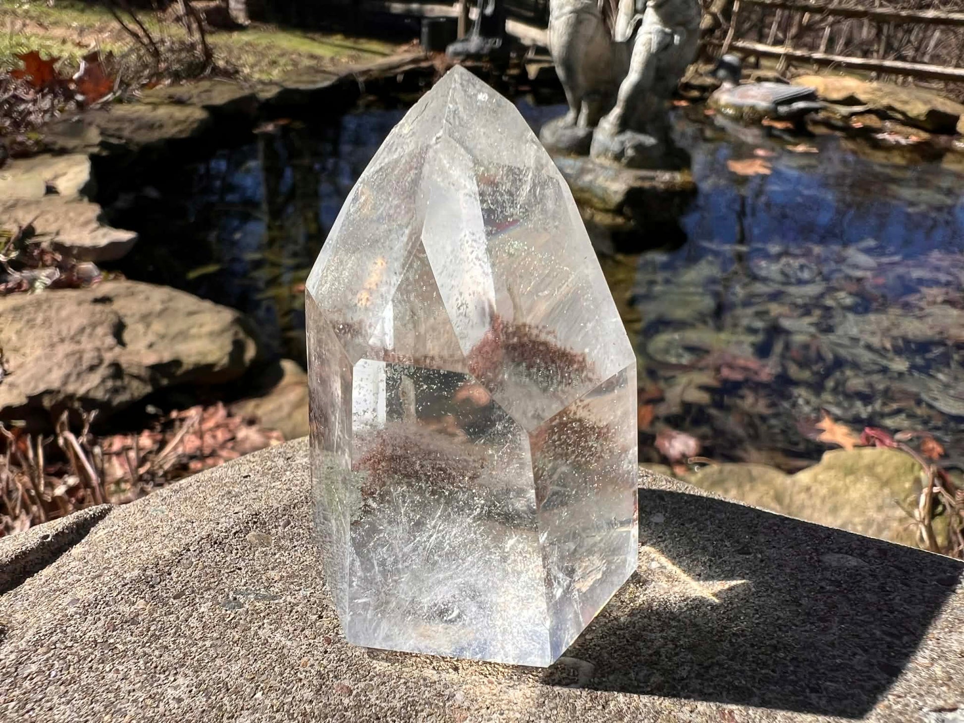 Garden Phantom Quartz Tower ~ Brazil - Gem Realm 