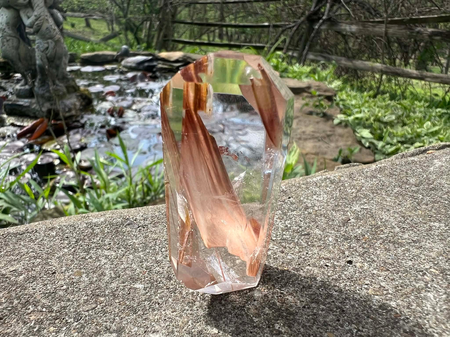 Amphibole Quartz Freeform - Gem Realm 