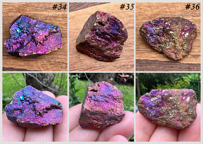 Chalcopyrite ~ Peacock Ore ~ Specimen - Gem Realm 
