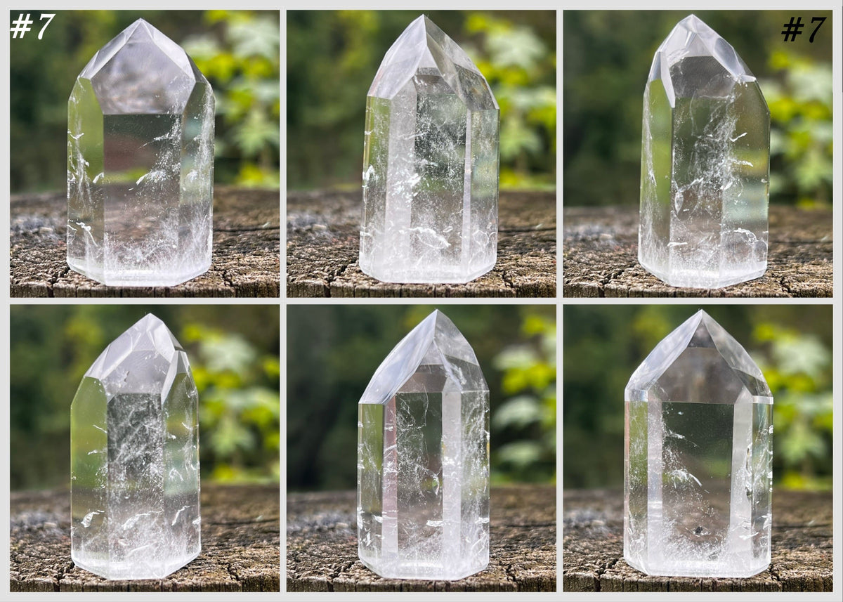 Clear Quartz Crystal Towers ~ Small ~ AA Grade - Gem Realm 