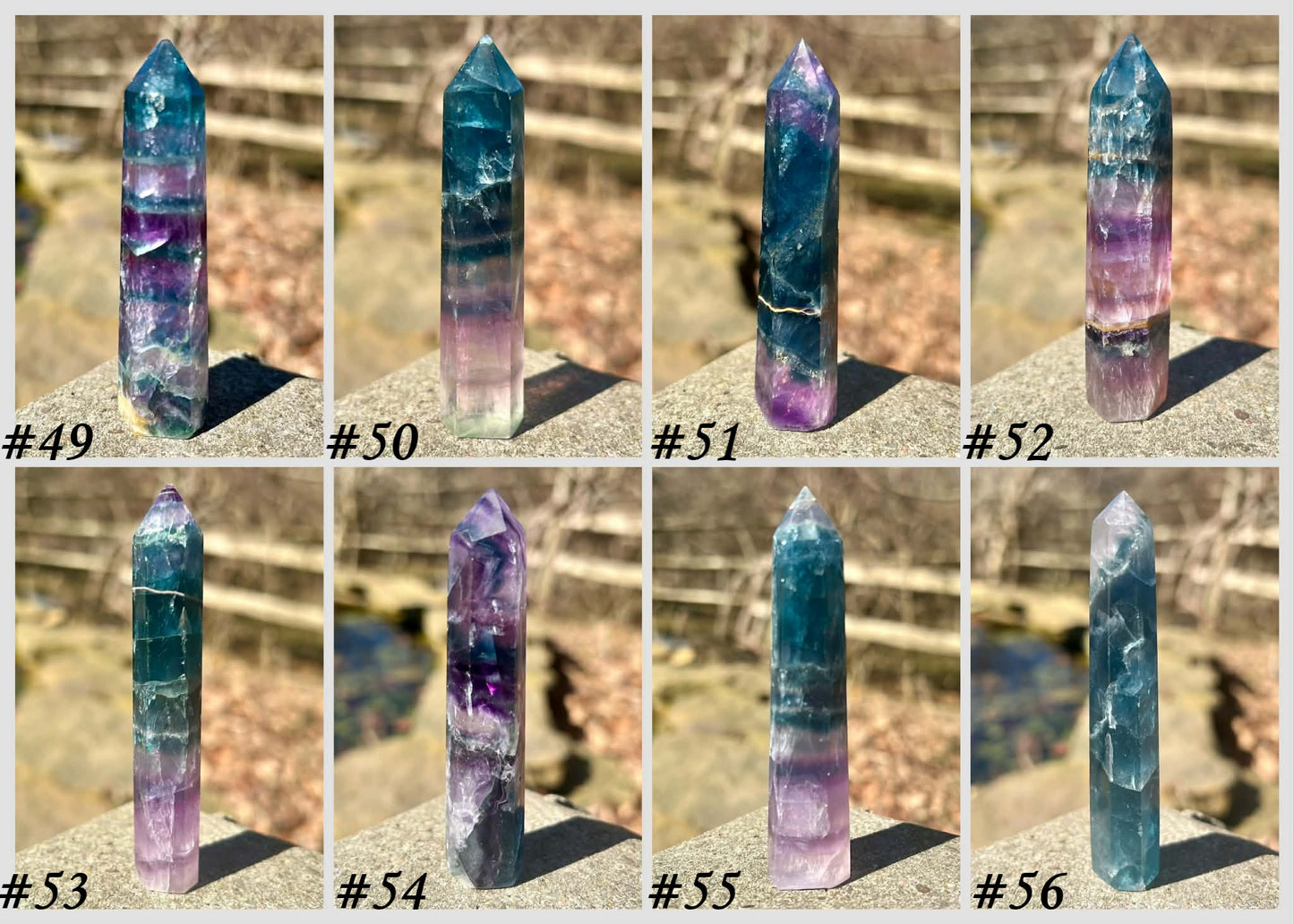 Rainbow Fluorite Towers