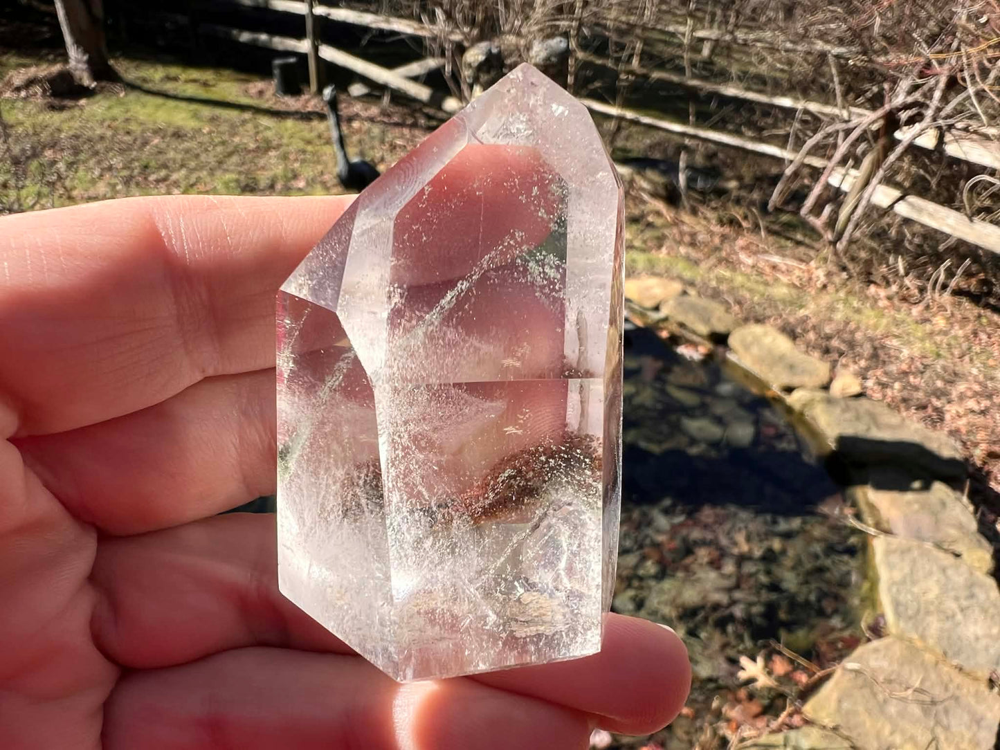 Garden Phantom Quartz Tower ~ Brazil - Gem Realm 