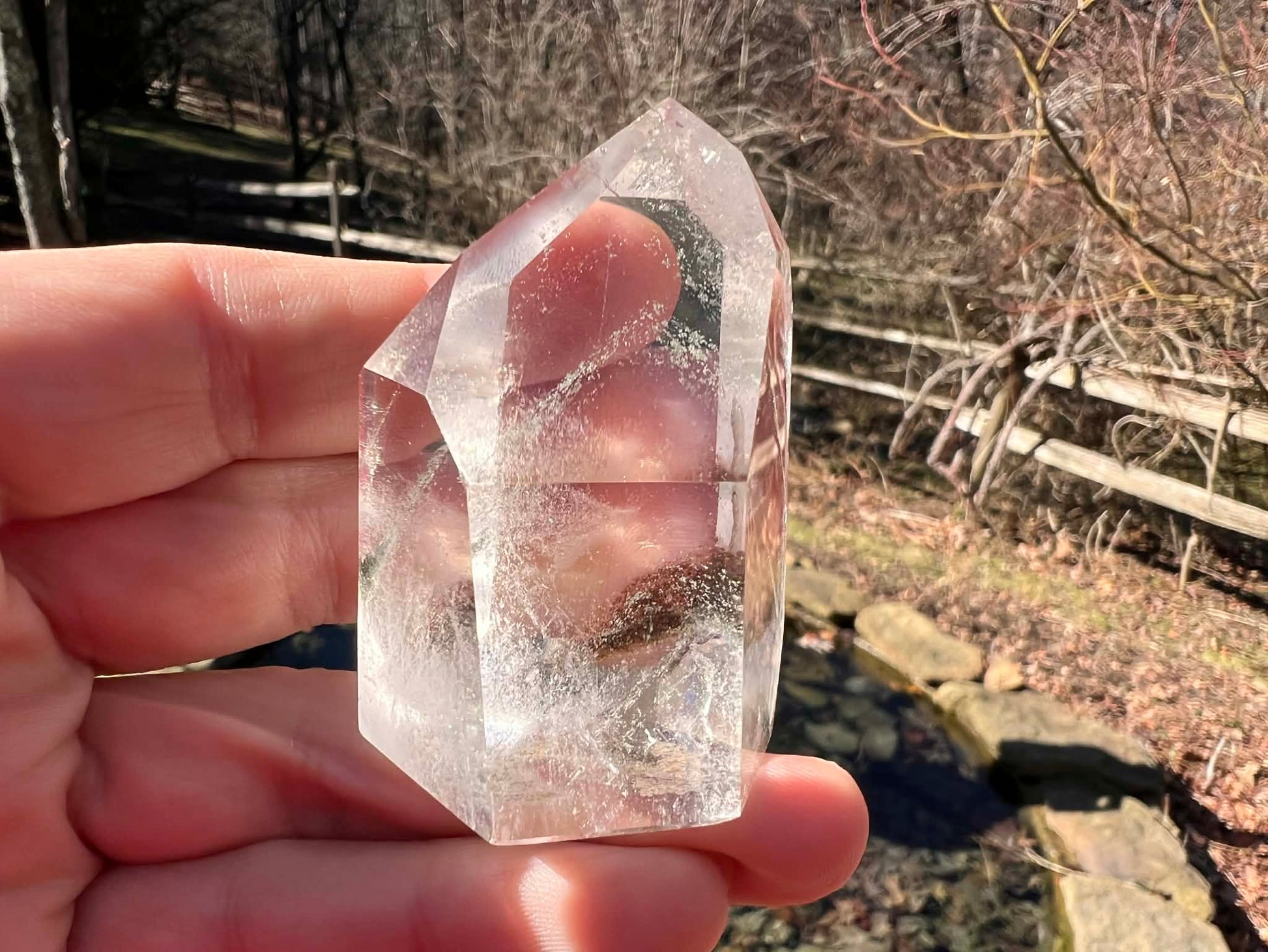 Garden Phantom Quartz Tower ~ Brazil - Gem Realm 
