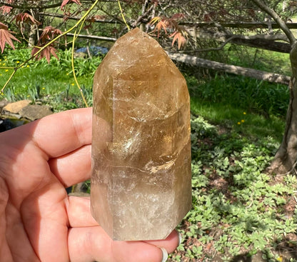 Smoky Citrine Quartz Tower - Gem Realm 