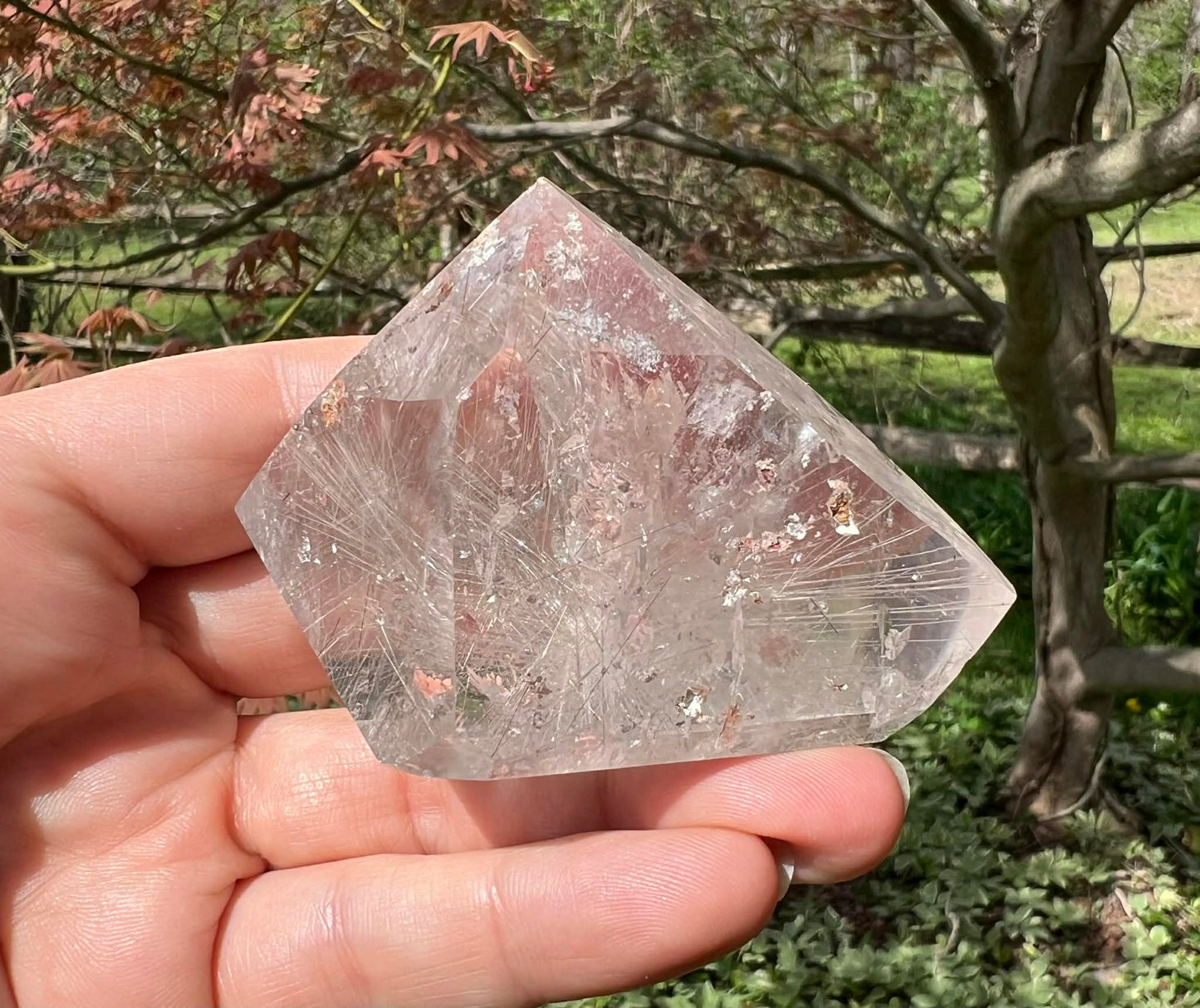 Rutilated Quartz Freeform - Gem Realm 