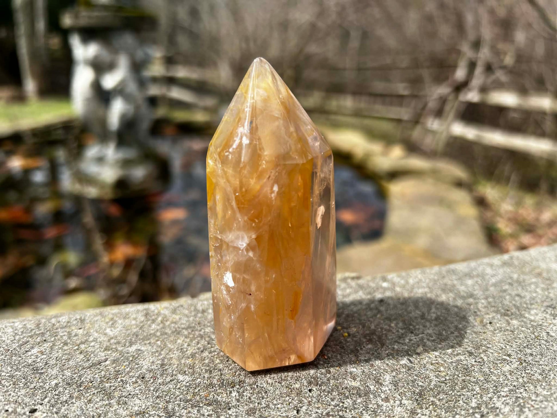 Hematoid Quartz Tower - Gem Realm 