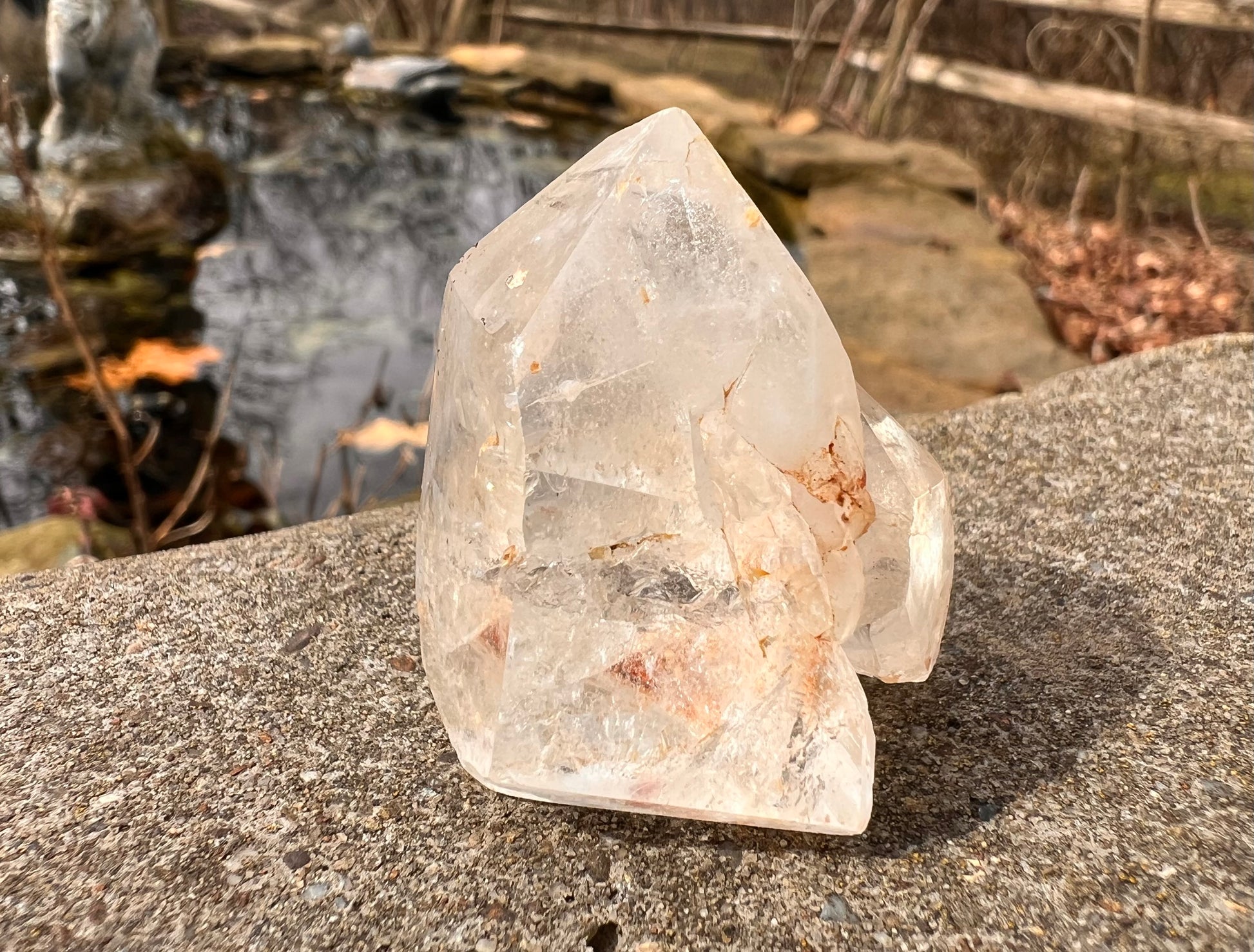 Included Quartz Crystal Specimen Tower - Gem Realm 