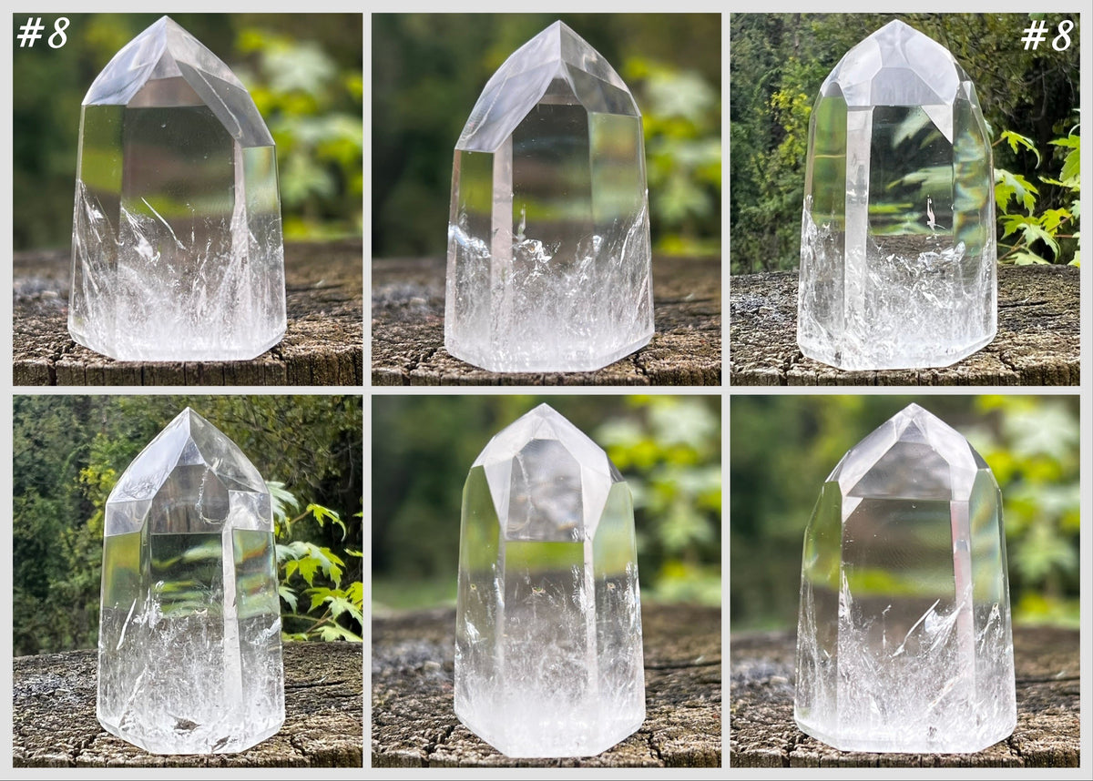 Clear Quartz Crystal Towers ~ Small ~ AA Grade - Gem Realm 
