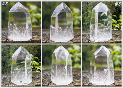 Clear Quartz Crystal Towers ~ Small ~ AA Grade - Gem Realm 