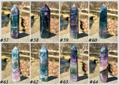 Rainbow Fluorite Towers