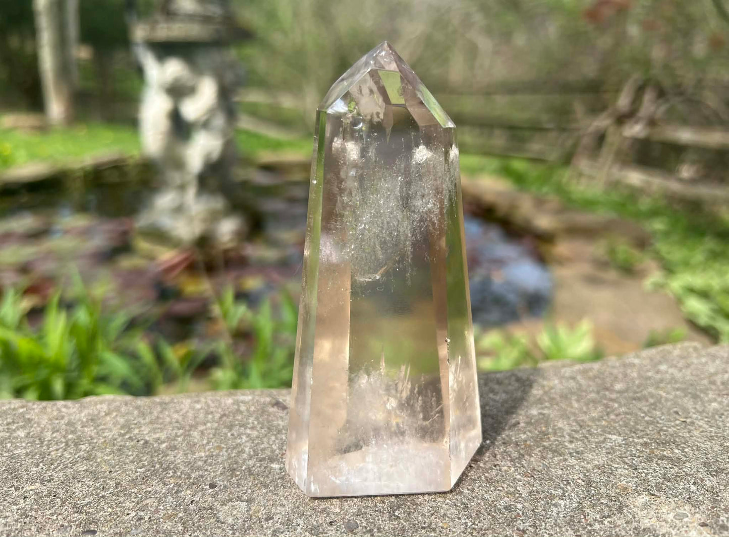 Quartz Crystal Tower ~ Light Smoky - Gem Realm 