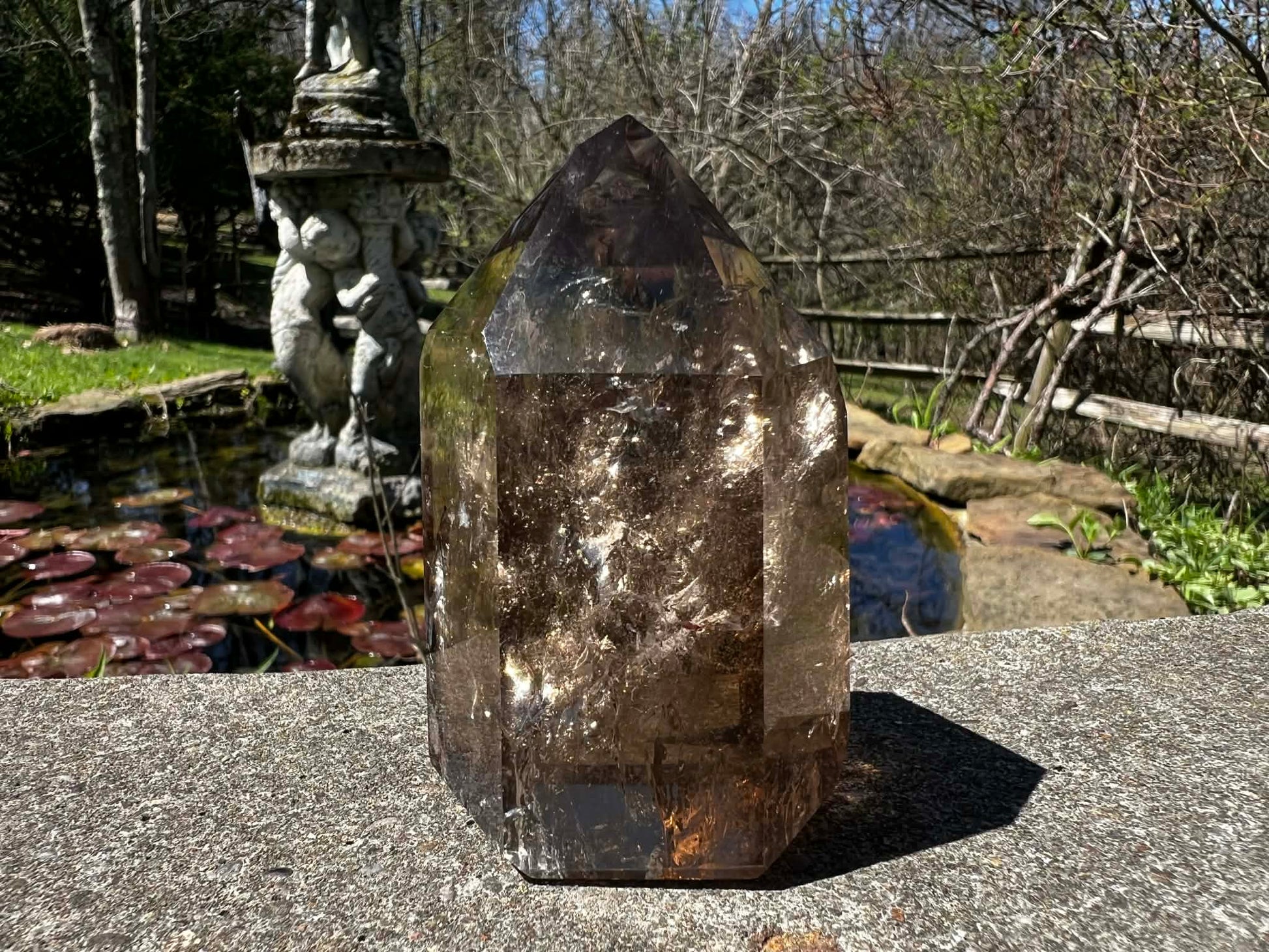 Smoky Quartz Tower ~ Brazil - Gem Realm 