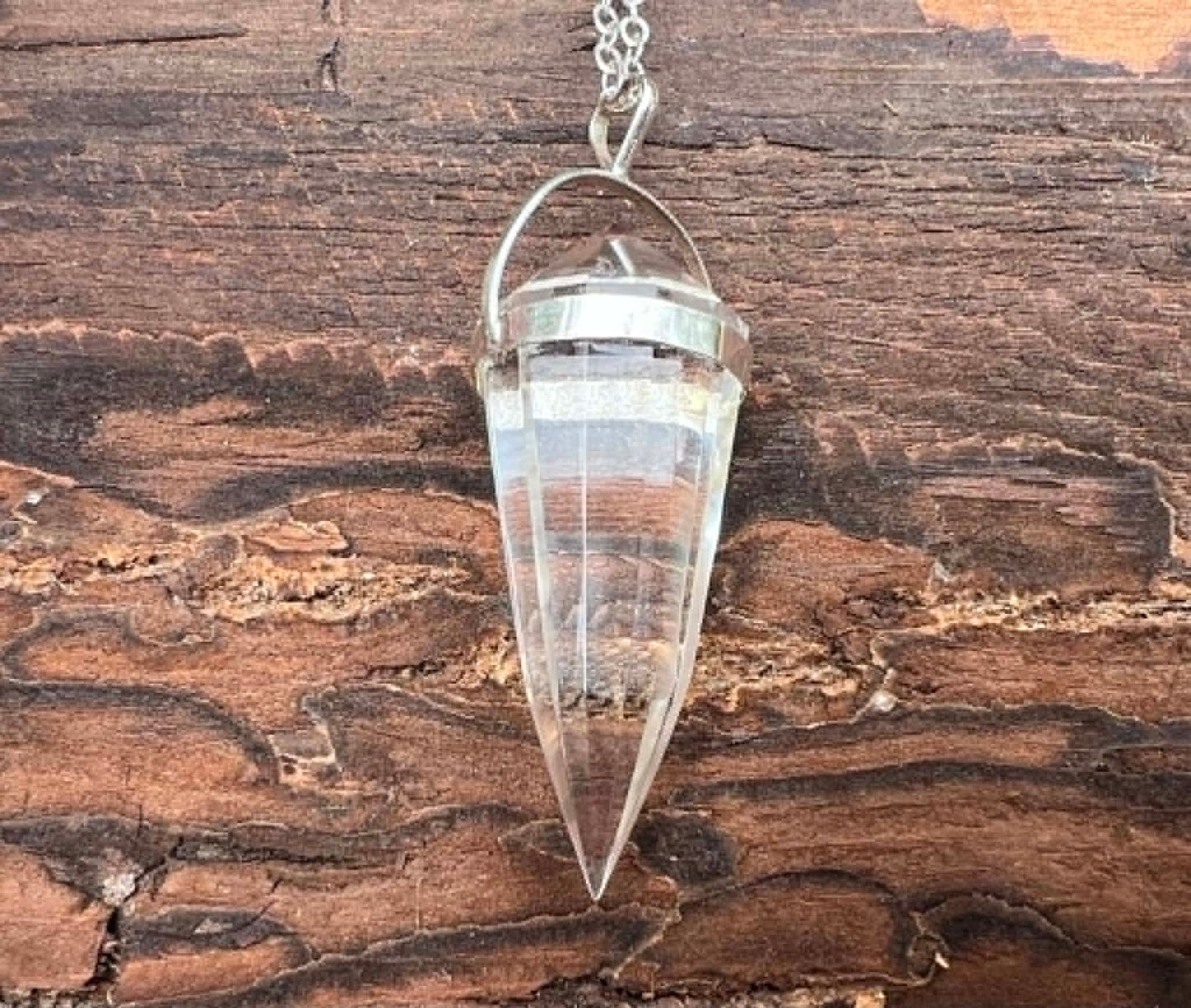 Quartz Crystal Vogel Pendant