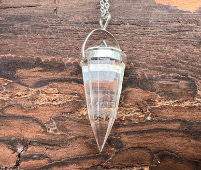 Quartz Crystal Vogel Pendant