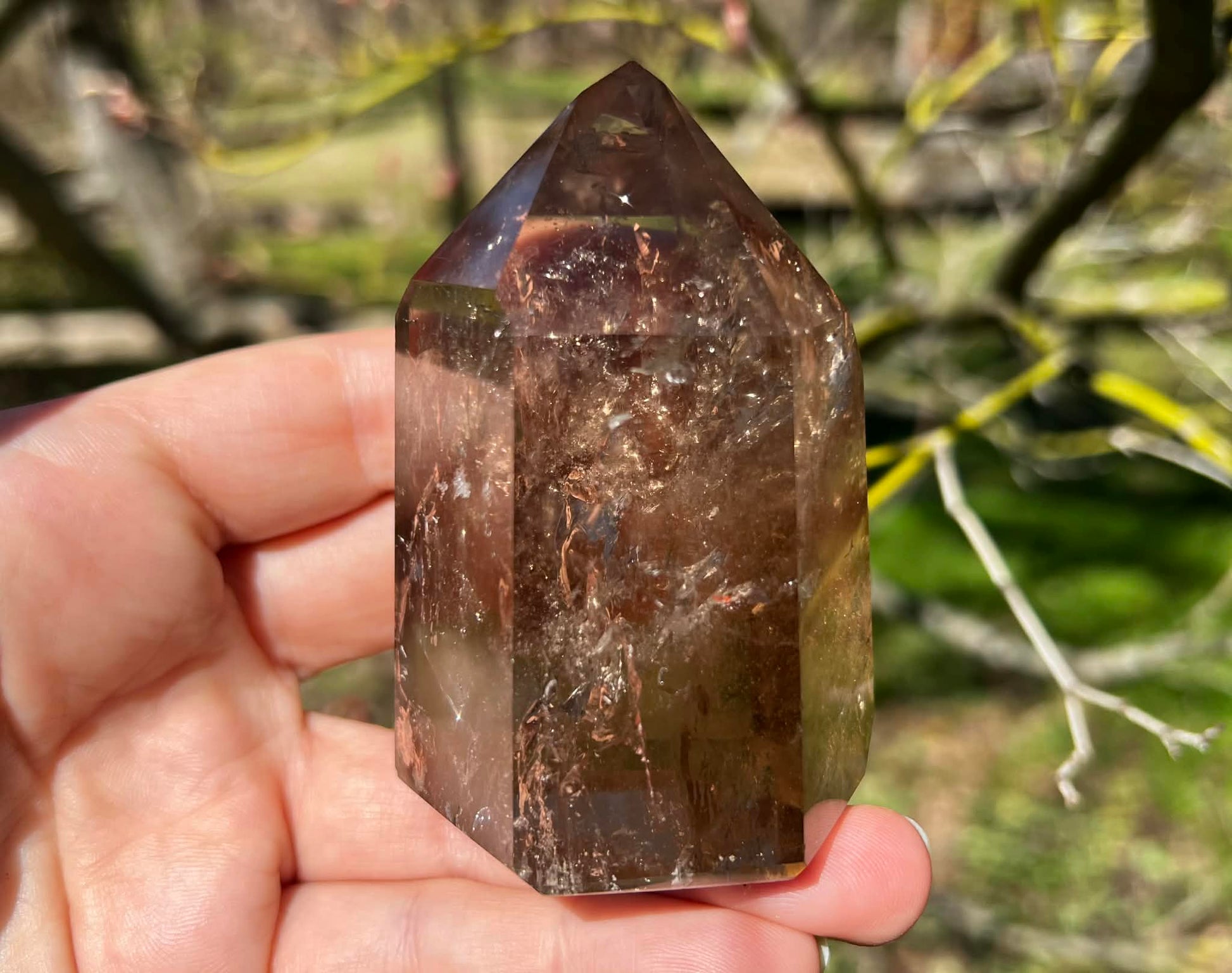 Smoky Quartz Tower ~ Brazil - Gem Realm 