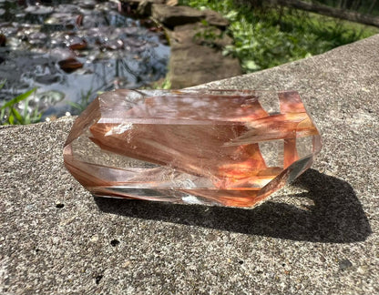 Amphibole Quartz Freeform - Gem Realm 