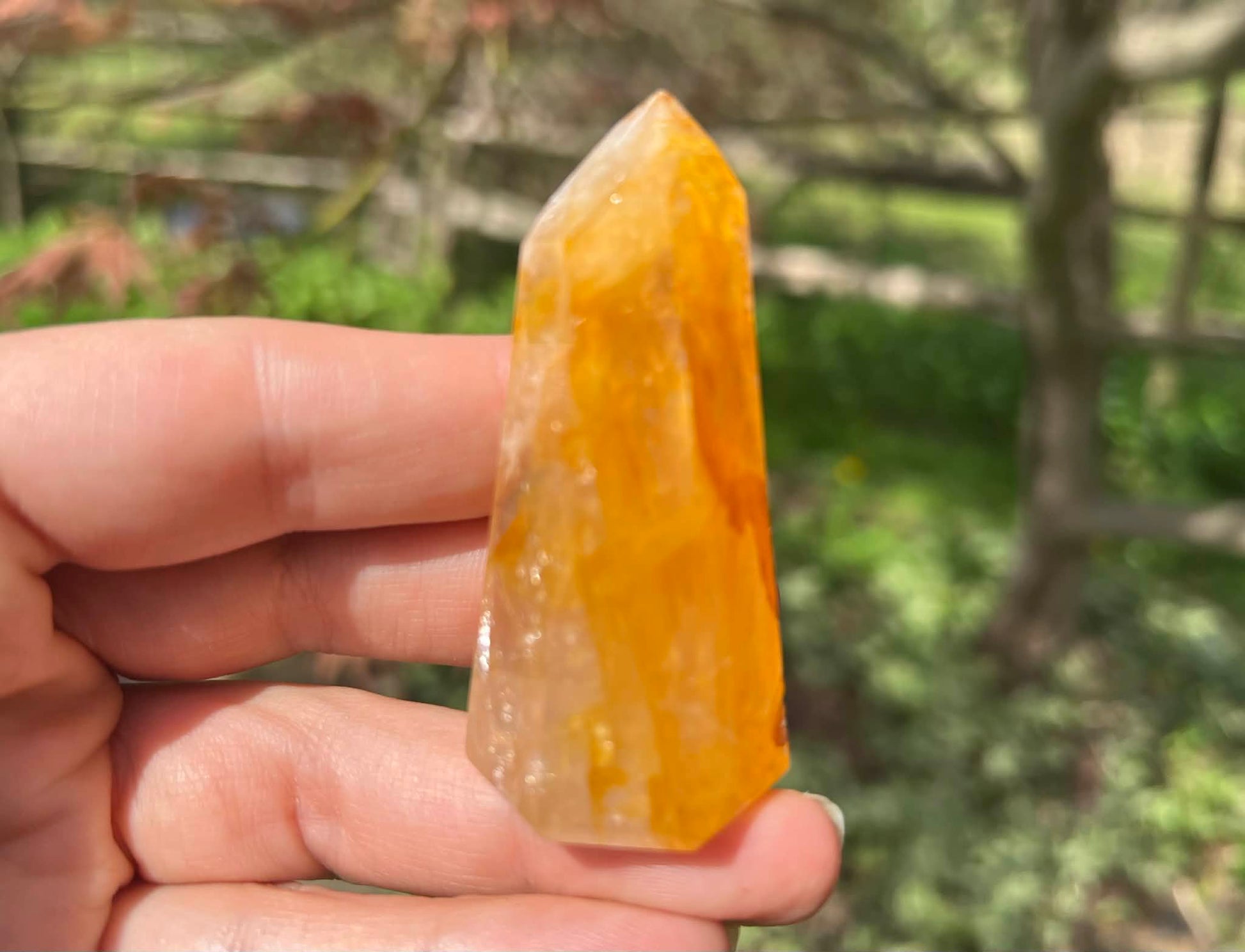 Hematoid Quartz Tower - Gem Realm 
