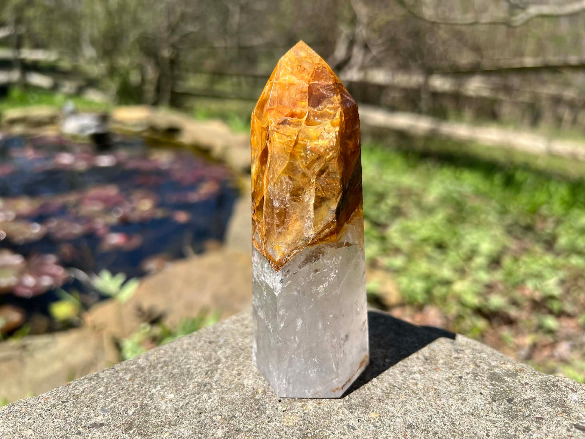 Hematoid Quartz Tower ~ Large - Gem Realm 