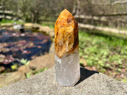 Hematoid Quartz Tower ~ Large - Gem Realm 