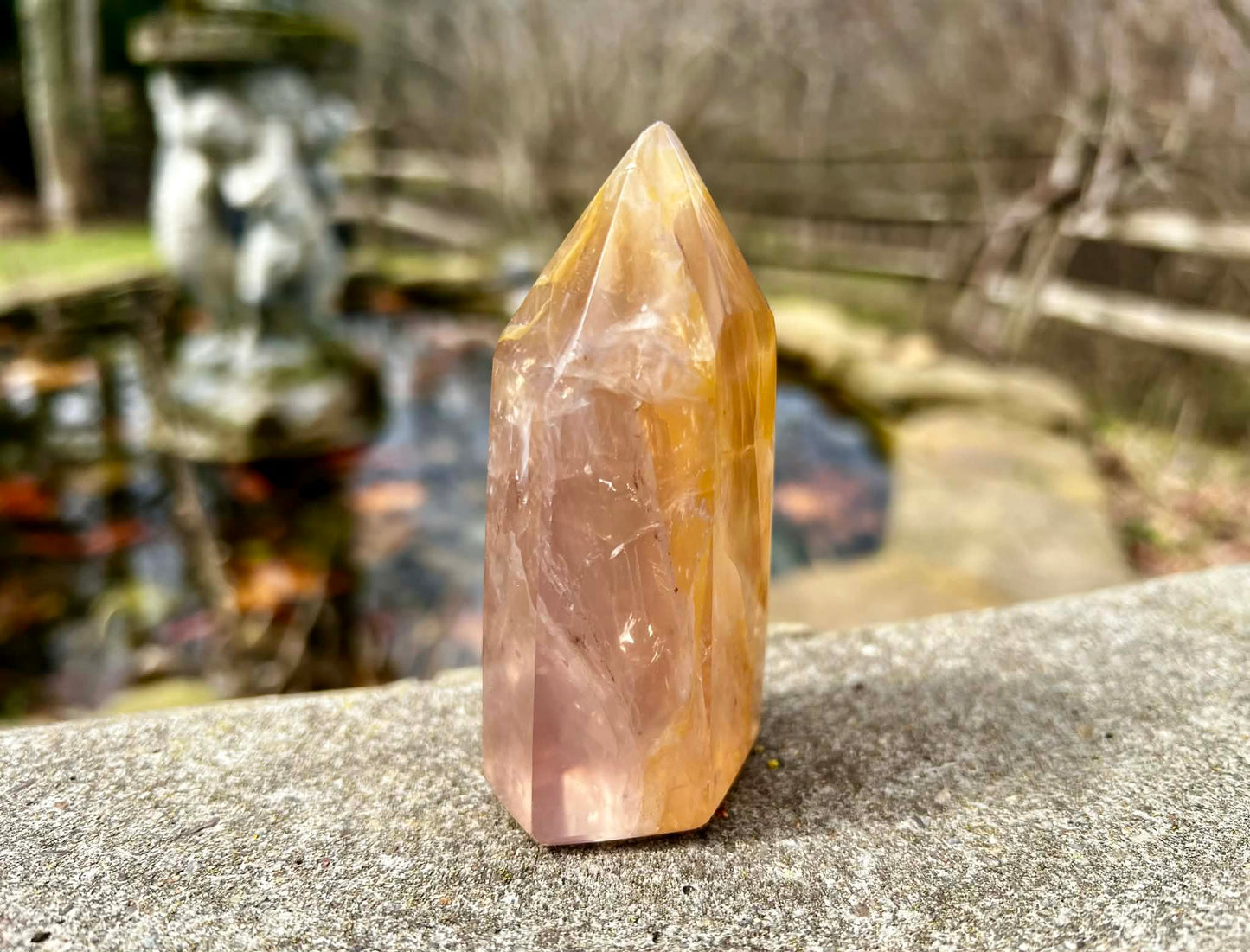 Hematoid Quartz Tower - Gem Realm 