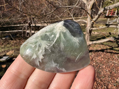 Rainbow Fluorite Palm Stone