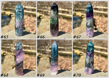 Rainbow Fluorite Towers
