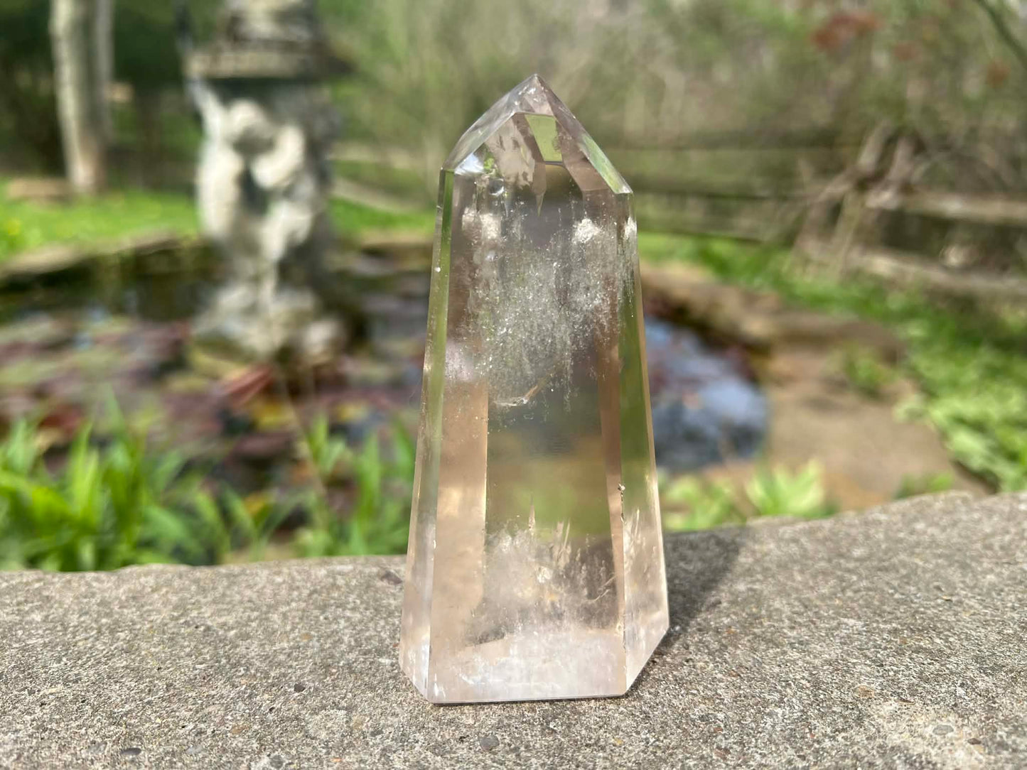 Quartz Crystal Tower ~ Light Smoky - Gem Realm 