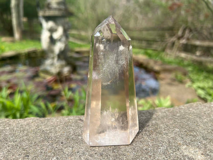 Quartz Crystal Tower ~ Light Smoky - Gem Realm 