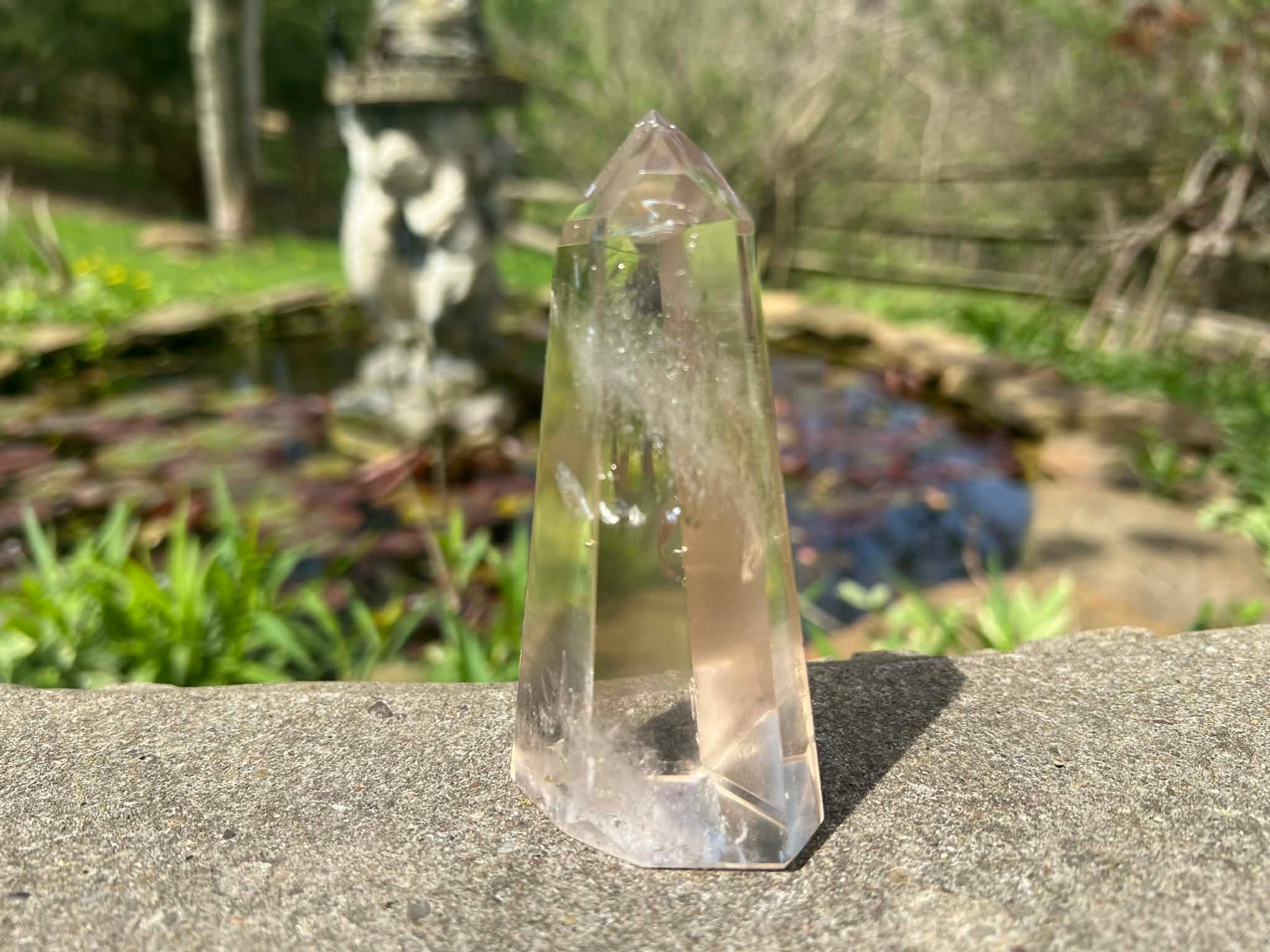 Quartz Crystal Tower ~ Light Smoky - Gem Realm 
