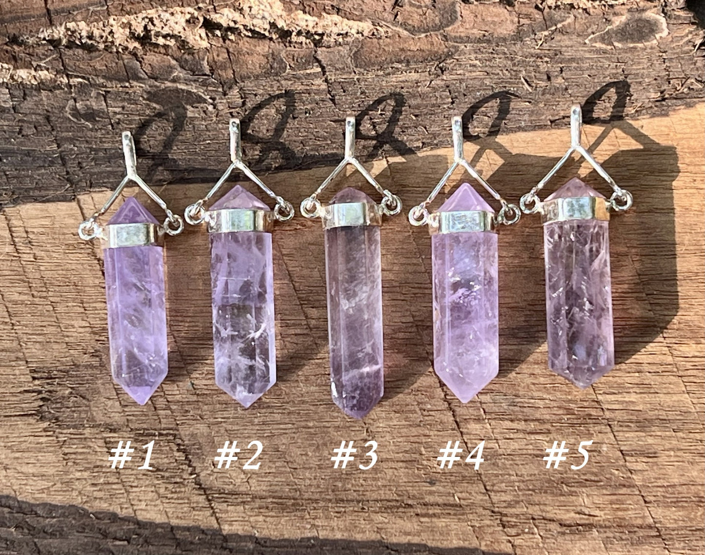 Amethyst Crystal Pendant - Gem Realm 