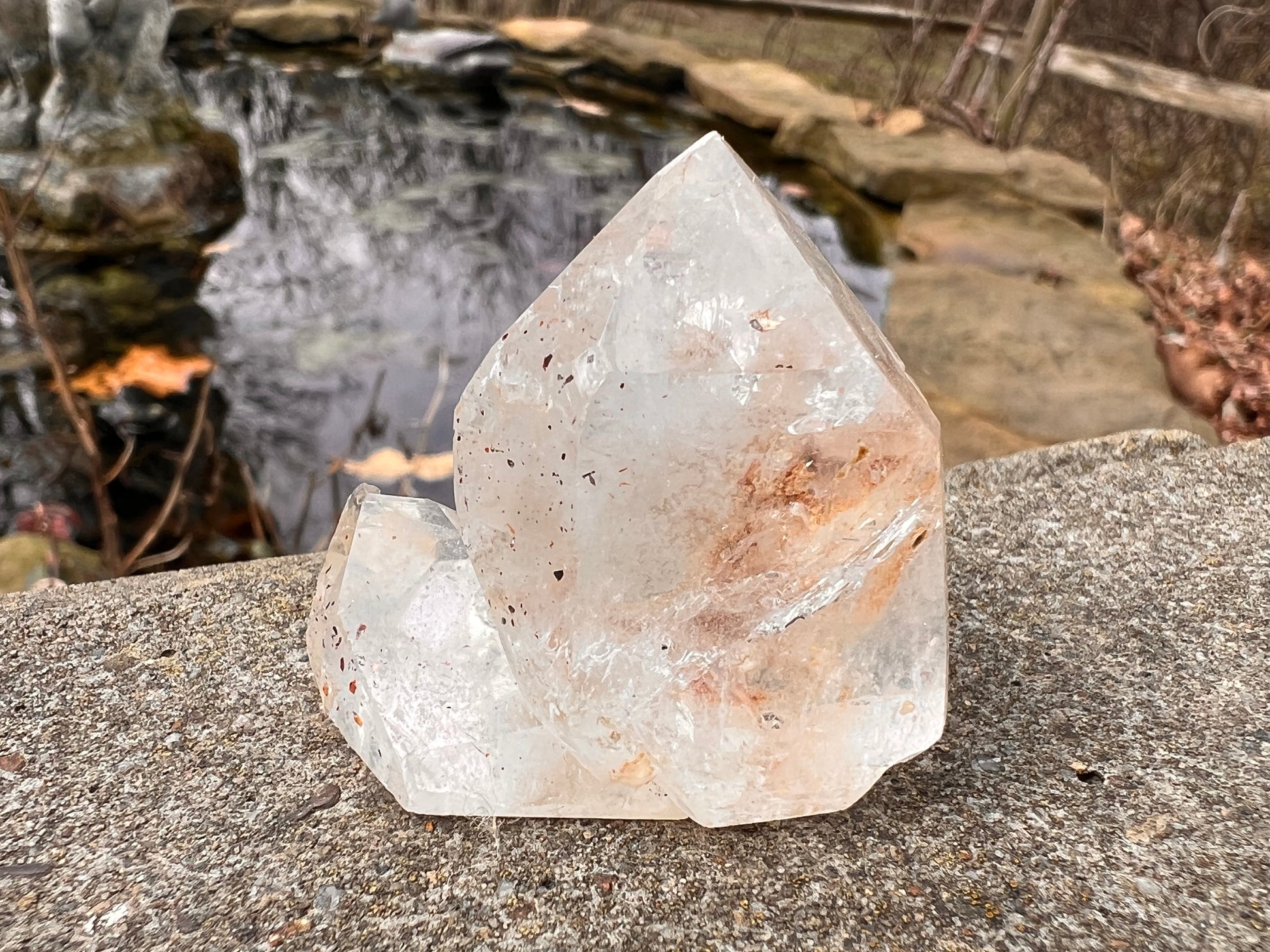 Included Quartz Crystal Specimen Tower - Gem Realm 
