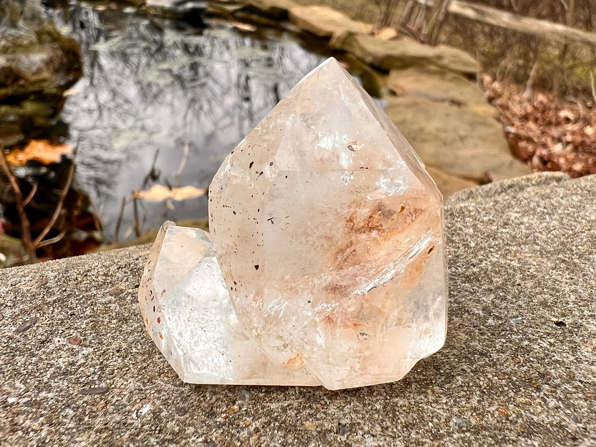 Included Quartz Crystal Specimen Tower - Gem Realm 