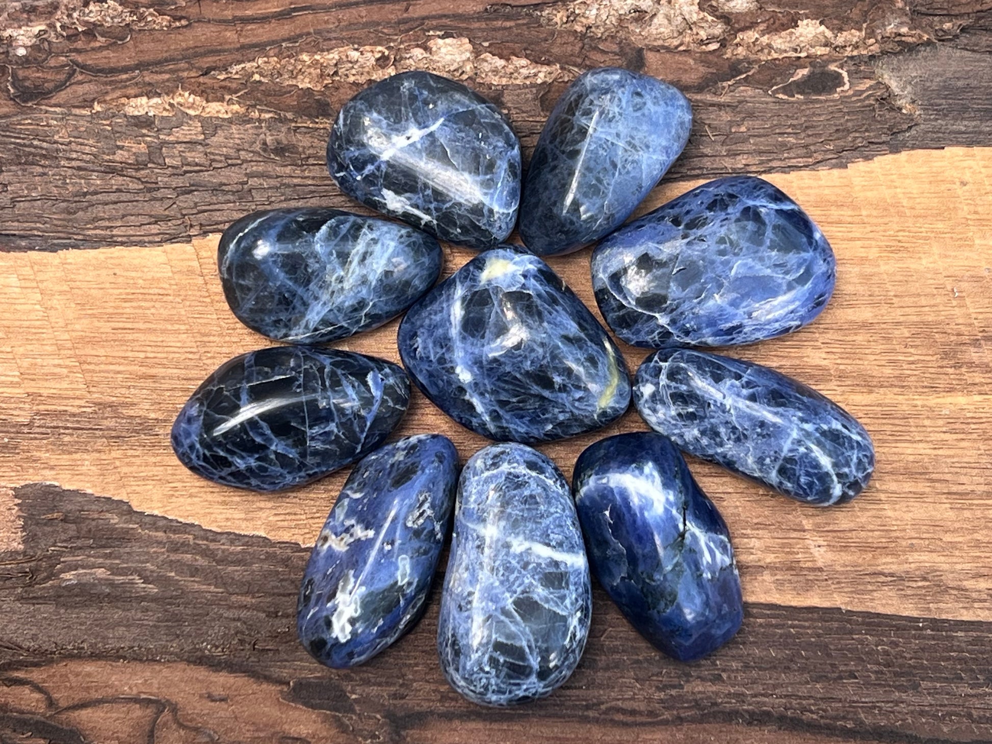 Sodalite Tumbled Stones ~ XL - Gem Realm 