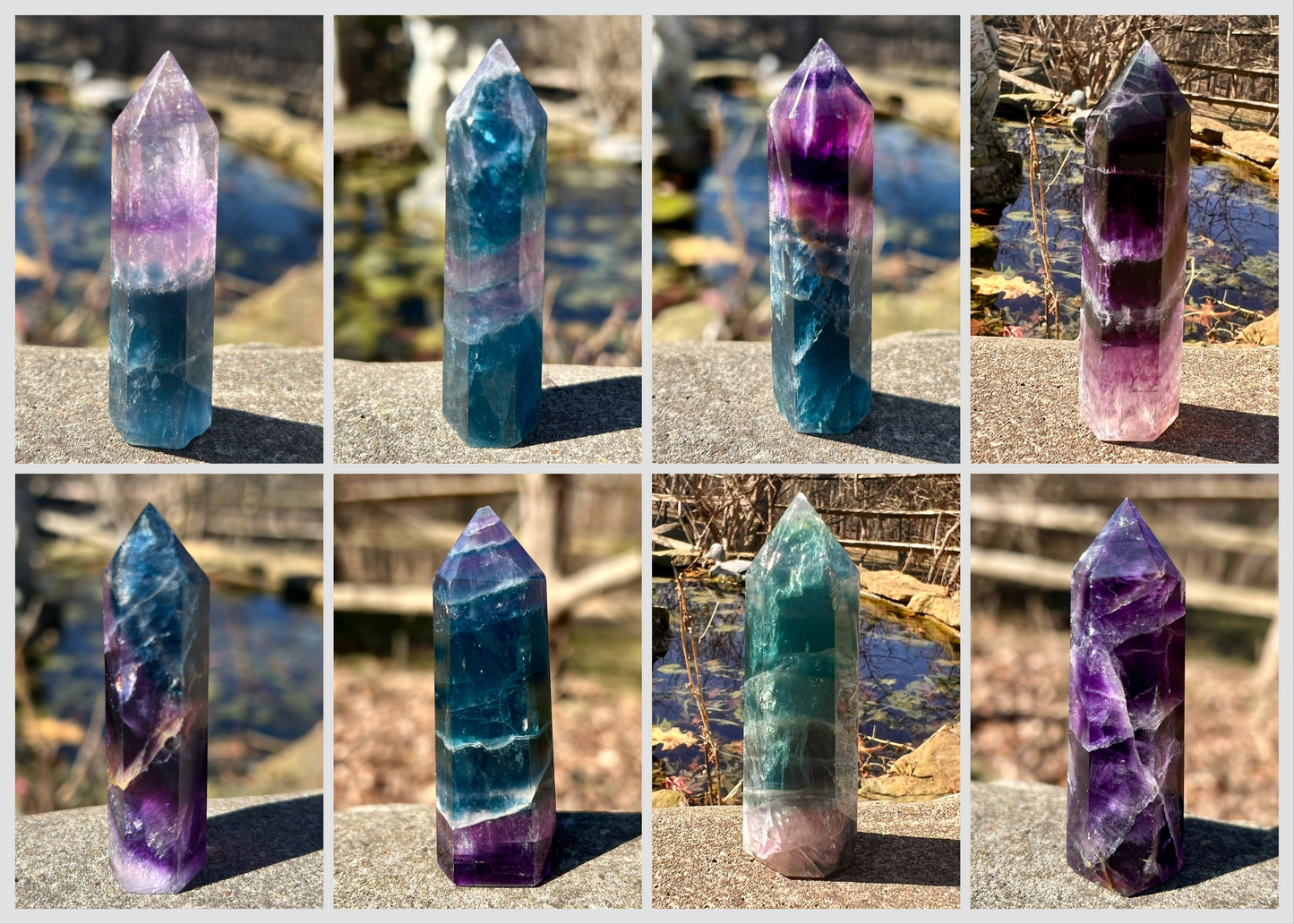 Rainbow Fluorite Towers