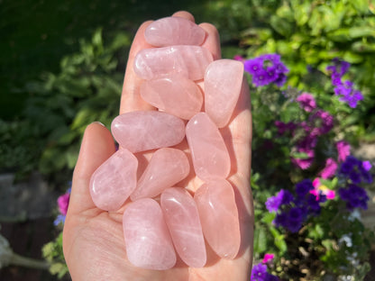 Rose Quartz Tumbled Stones