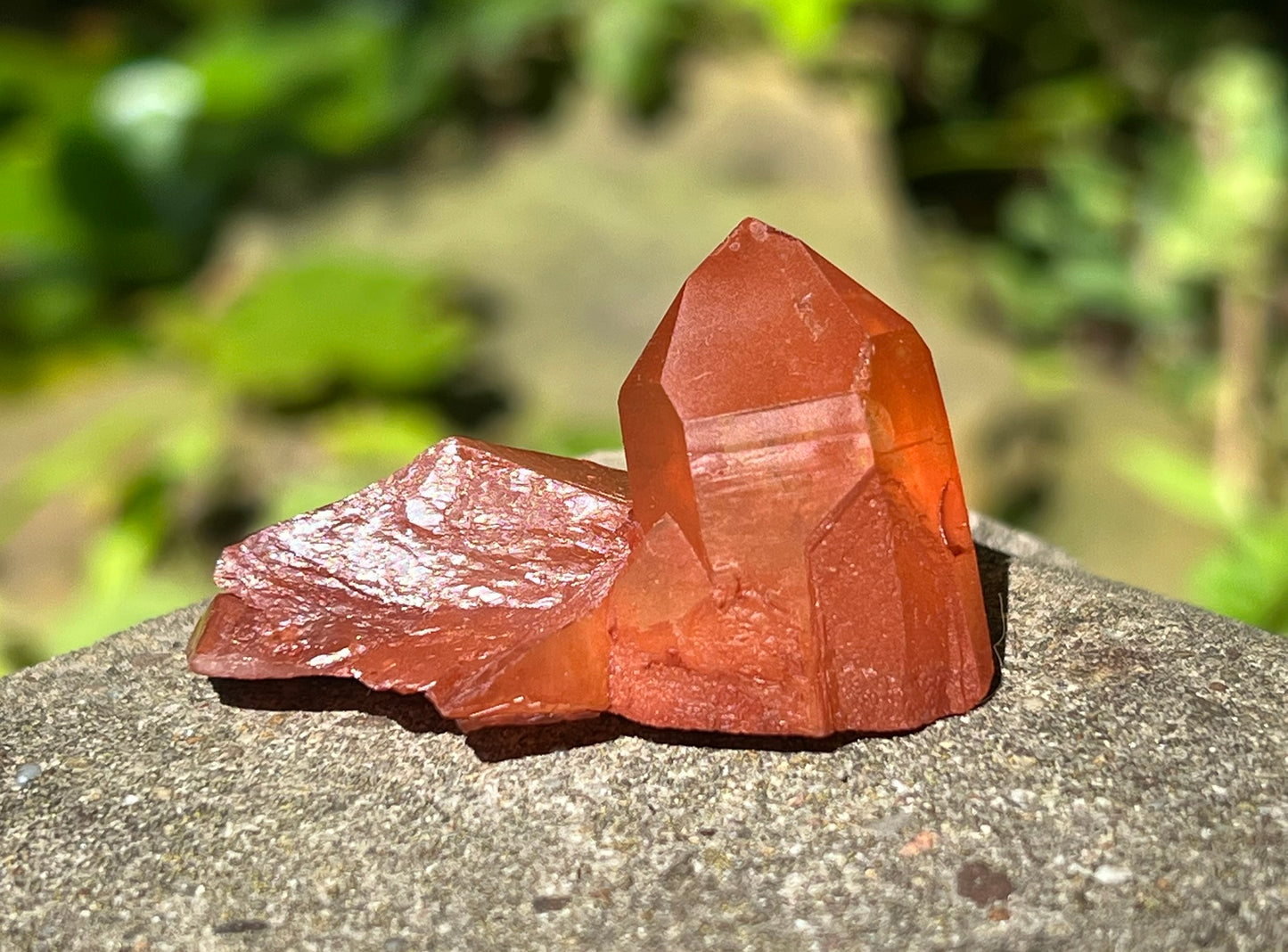 Tangerine Quartz Specimen ~ Reserved for Amy Y.